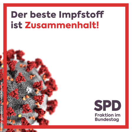 Banner Corona und Zusammenhalt