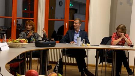 Diskussion während der Veranstaltung: Wir müssen bauen